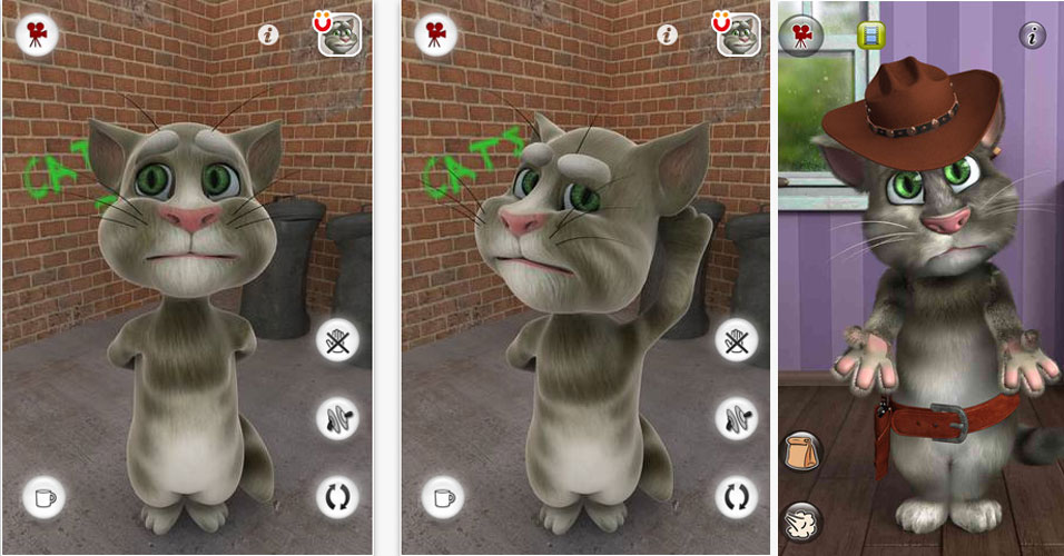 Talking Tom Cat 2, a nova versão do famoso gatinho falante no seu iPad