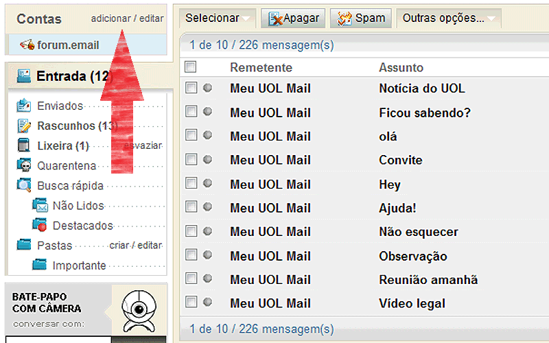 Central de Ajuda - UOL Mail