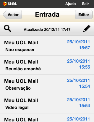 Central de Ajuda - UOL Mail