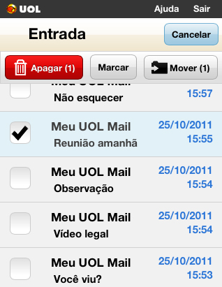 Central de Ajuda - UOL Mail