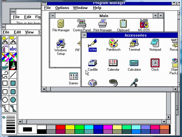 1990 - Windows 3.x