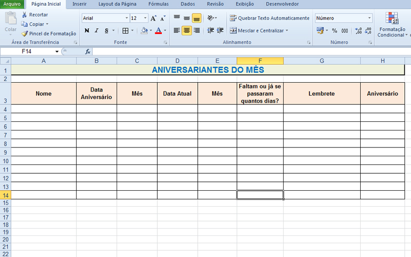 Planilha no Excel lista aniversariantes do mês; saiba como criar o