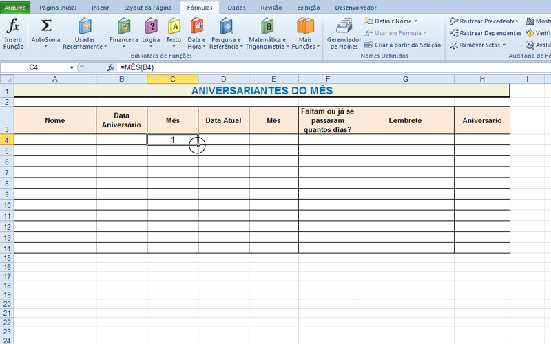 Planilha no Excel lista aniversariantes do mês; saiba como criar o