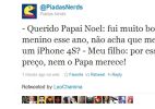 Com preço de dois iPads, iPhone 4S vira piada após lançamento no Brasil - Reprodução/Twitter