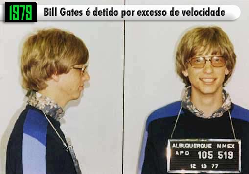 1979 - Bill Gates é detido por excesso de velocidade