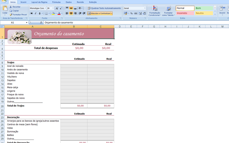 Excel tem planilhas semiprontas para orçamentos, relatórios e planejamentos  - Fotos - Tecnologia